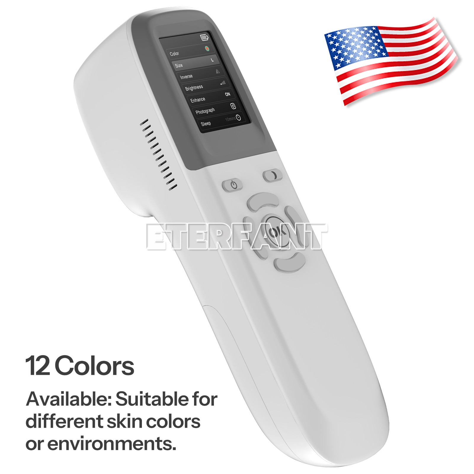 Portable Handheld Vein Finder Locator Near-Infrared Blood Vessel Display QV-600
