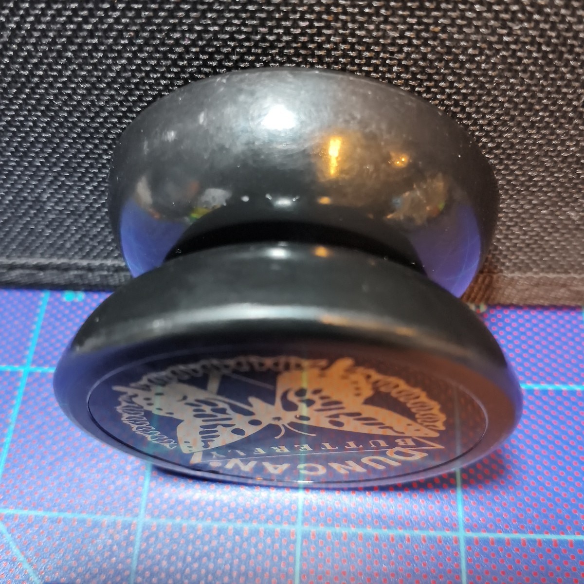 Vintage Rare Duncan Butterfly Yo-Yo Black 90s Used