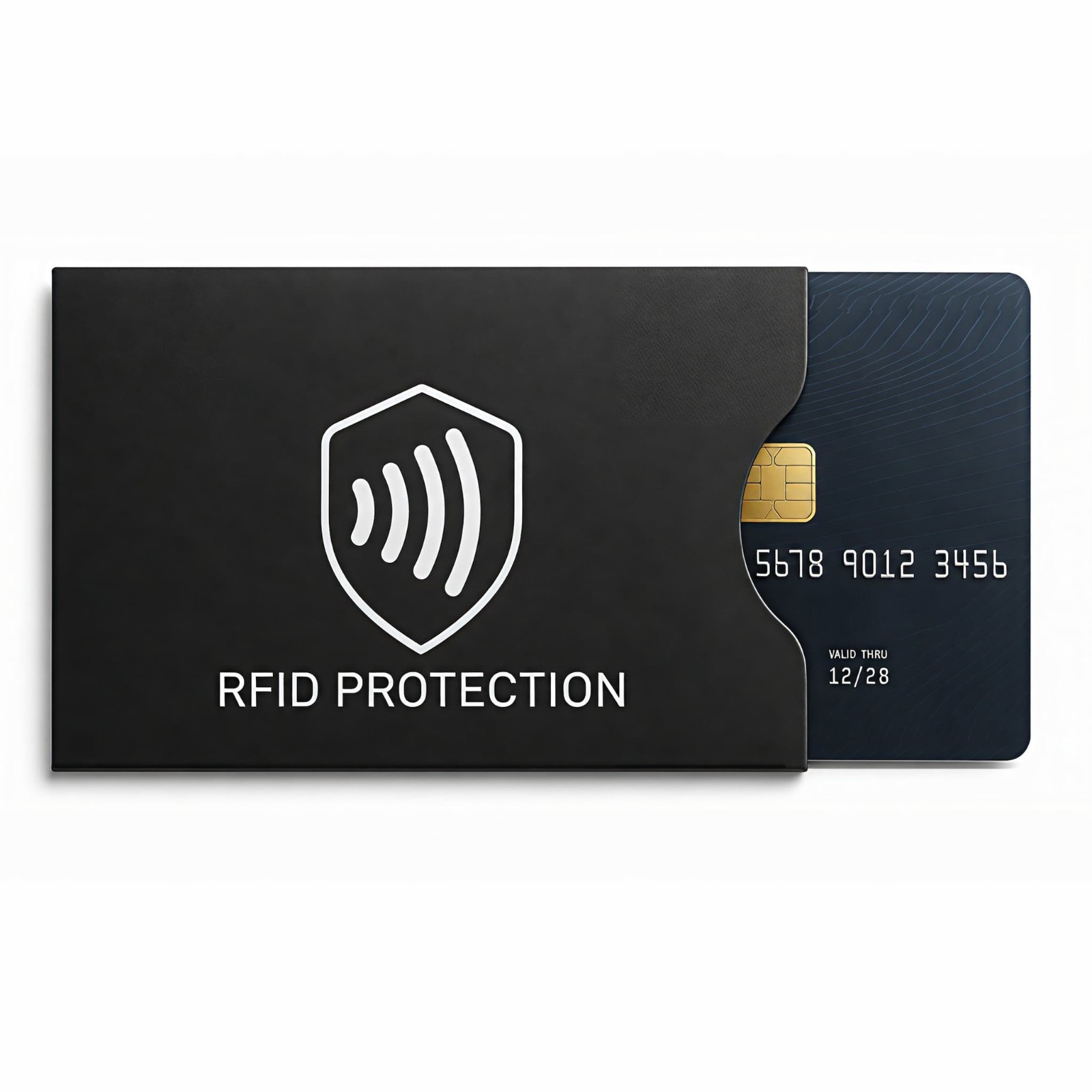 RFID Blocking Sleeves (6 pack) - Slim NCF Protector for Credit Card, Debit, ID