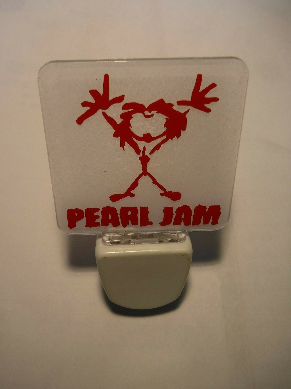 New P-JAM Stick Figure LED Night Light Vinyl Decal w/ name at bottom Light 120V
