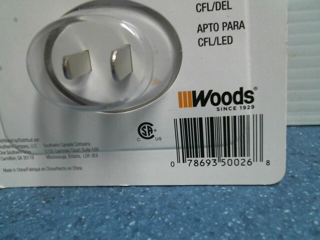 Woods 50026, Indoor 24 Hour Basic Timer, FREE SHIPPING