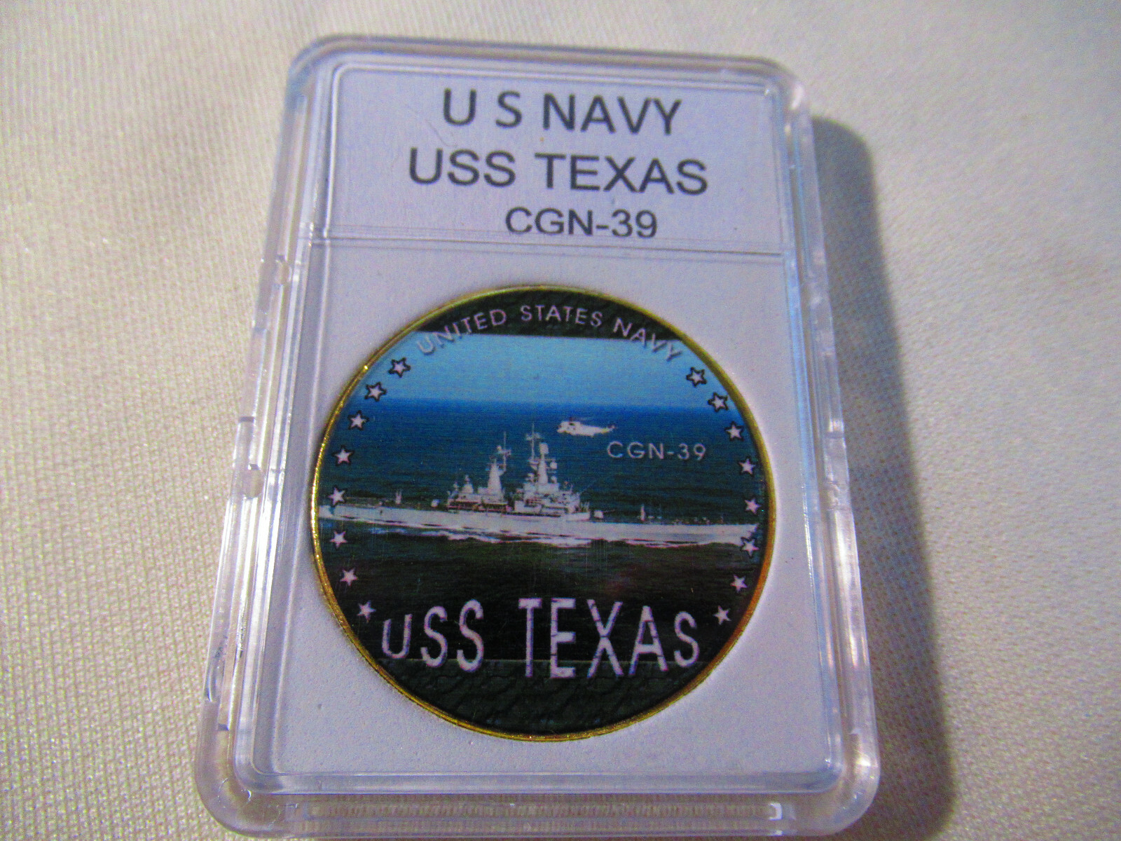 US NAVY - USS Texas (CGN 39) Challenge Coin