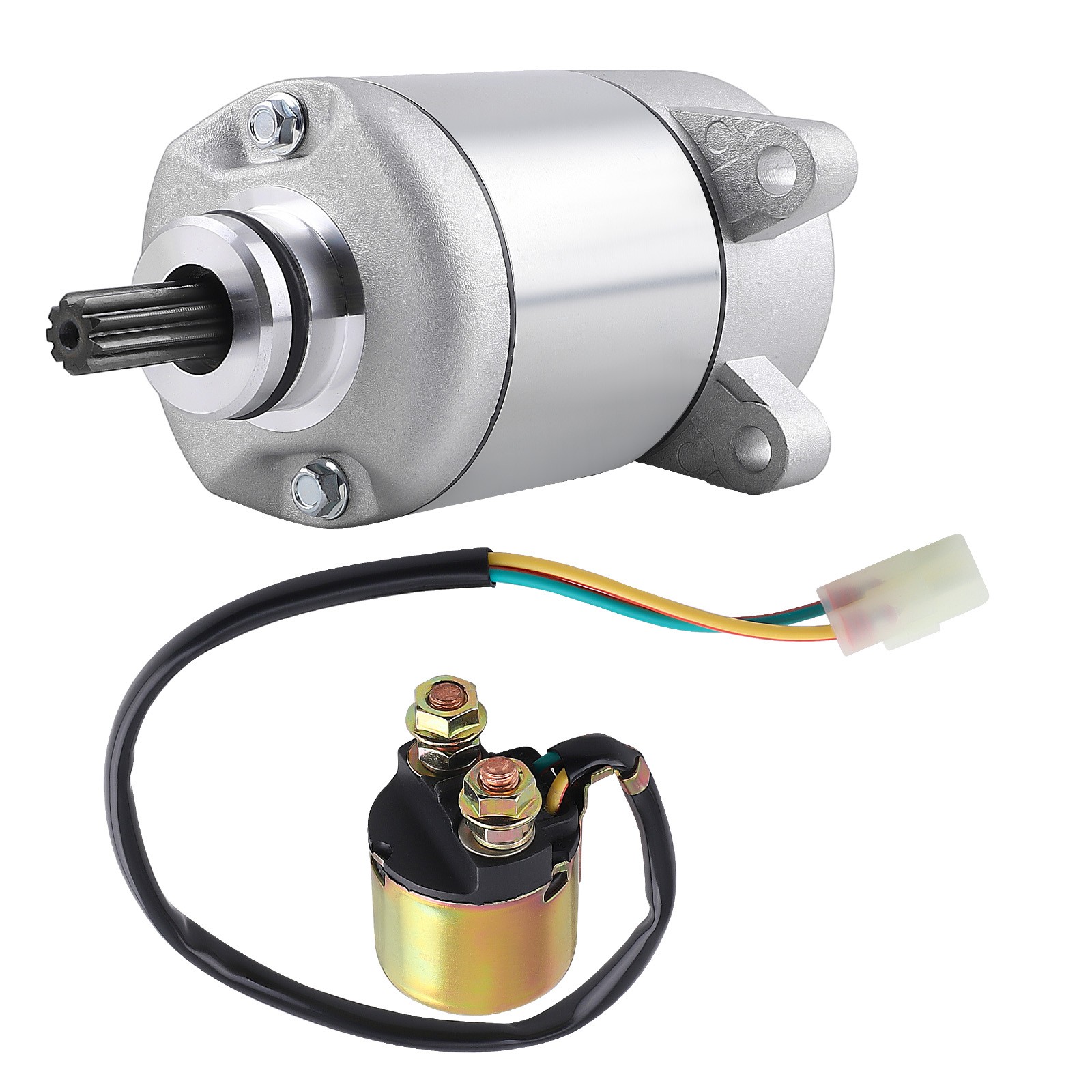 Starter & Relay For Honda Rancher 4x4 ES TRX350 Series 2000 2001 2002 2003-2006