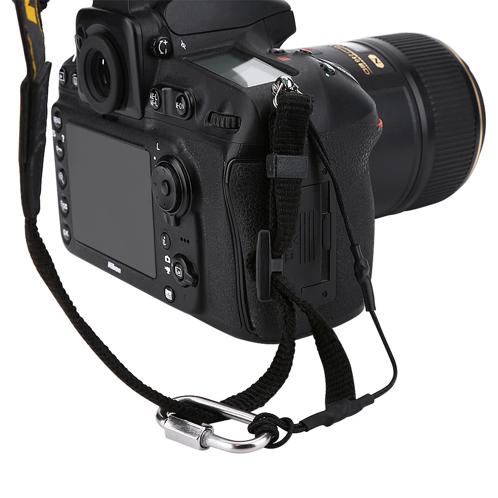 Universal Durable Camera Strap Safety Rope Tether With Clip Hook For DSLR