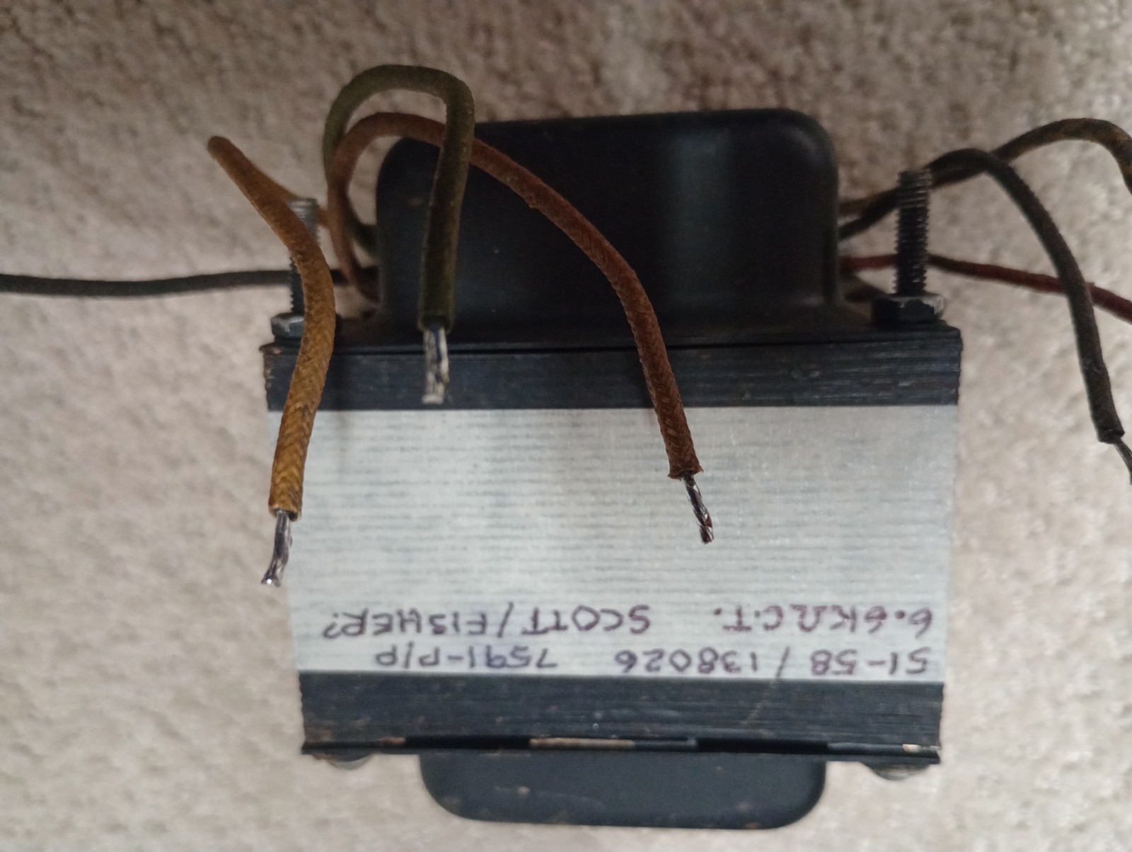 1 Heathkit 51-58/138026. Output Transformer -Tests Good-7591s P/P