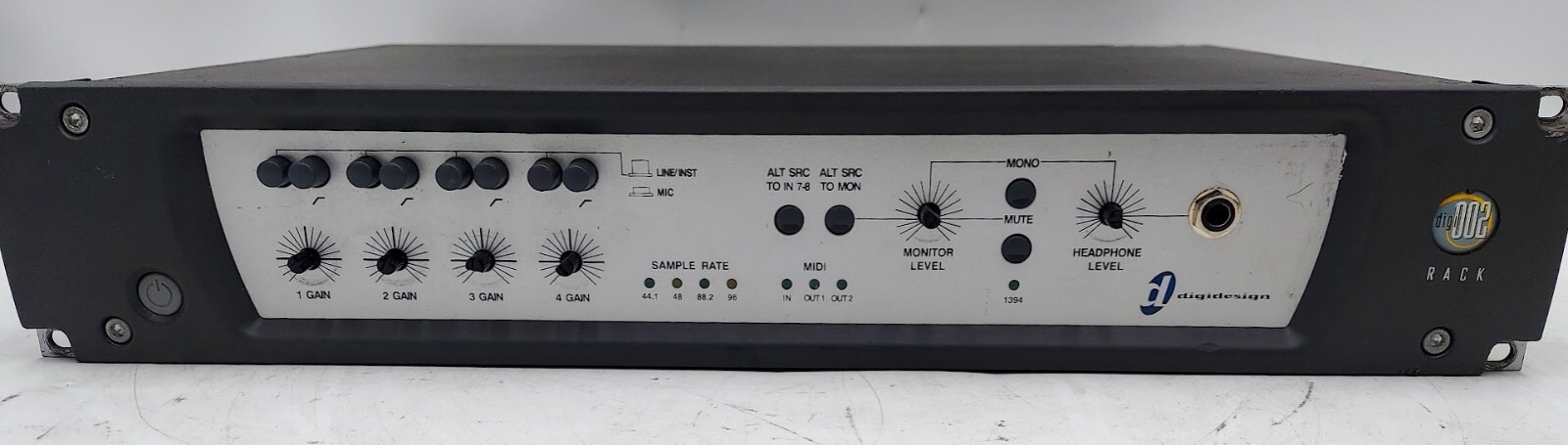 Digidesign Digi 002 9100-307 Rack Firewire Audio Midi Digital Recording Interfac
