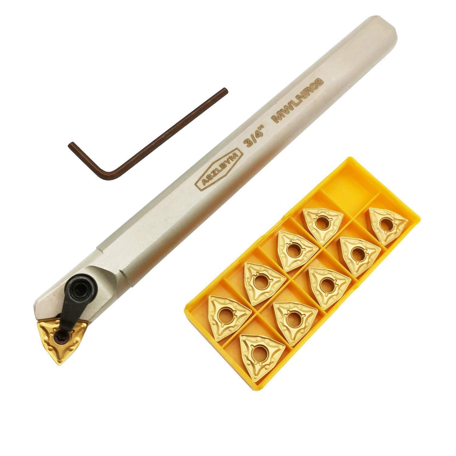 3/4 combination set outer circle+boring tool holder+10pcs WNMG080408 insertion