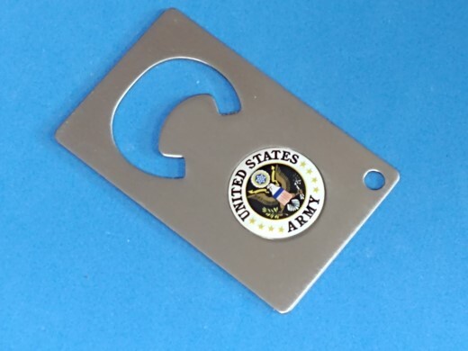 U.S. ARMY LOGO CREDIT CARD BOTTLE OPENER #224