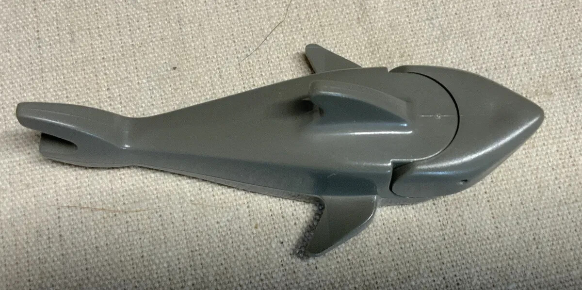 Lego Shark with Pointed Nose  Dark Bluish Gray - Animal / Water - 2547c01