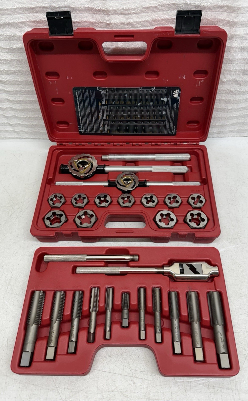 MAC TOOLS TD25SAES-US 25 PC SAE TAP & HEX DIE SET