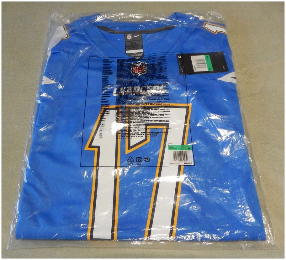 NFL On Field Authentic Phillip Rivers 17 San Diego Chargers Jersey  XL NEW w/TAG