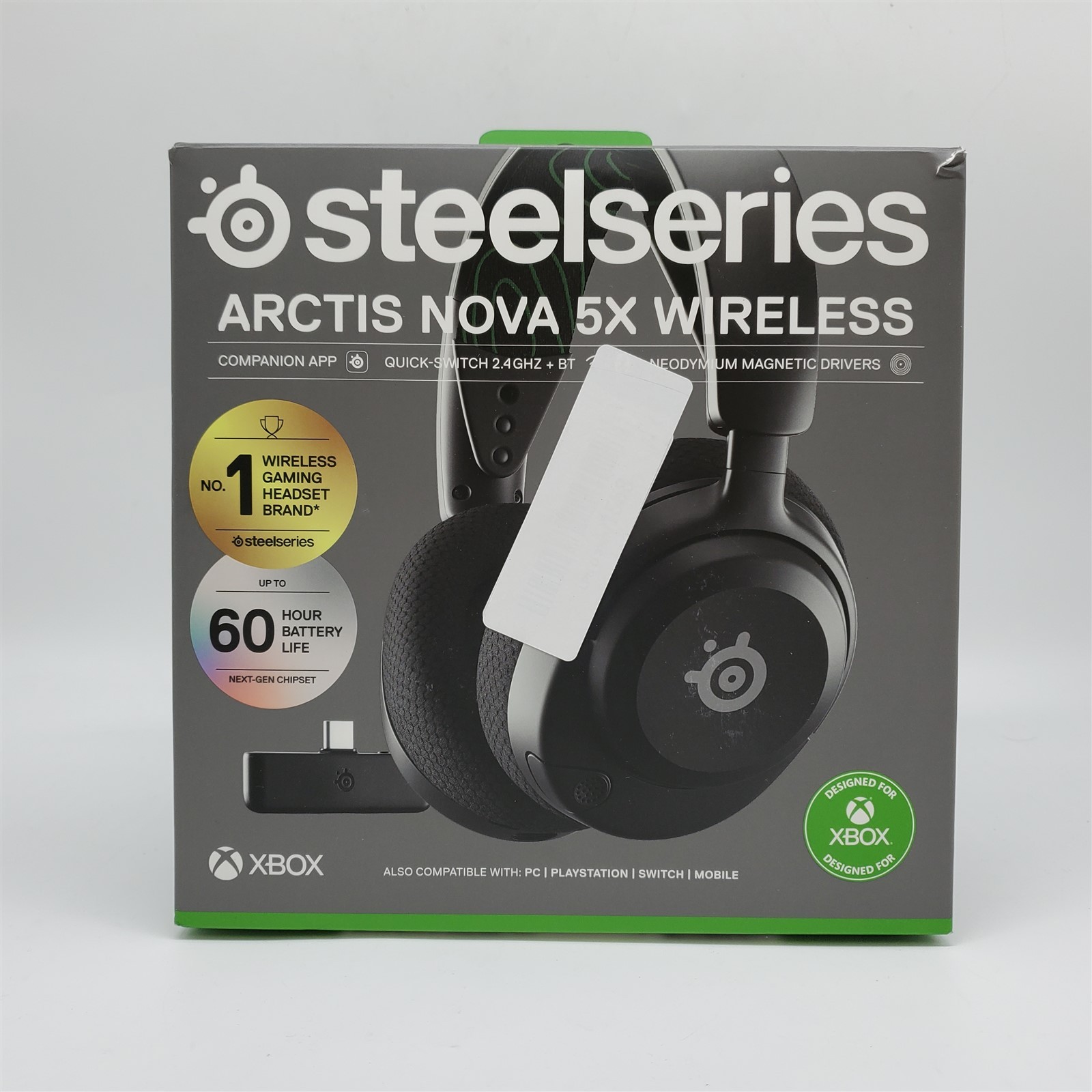 SteelSeries Arctis Nova 5X Wireless Multi-System Gaming Headset, Black