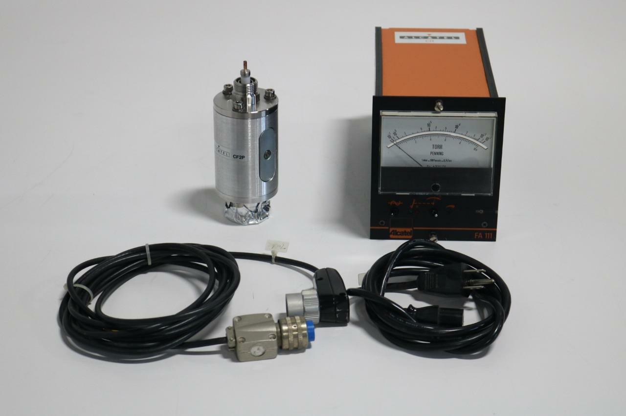 Alcatel CF2P Cold Cathode Gauge with FA 111 Controller