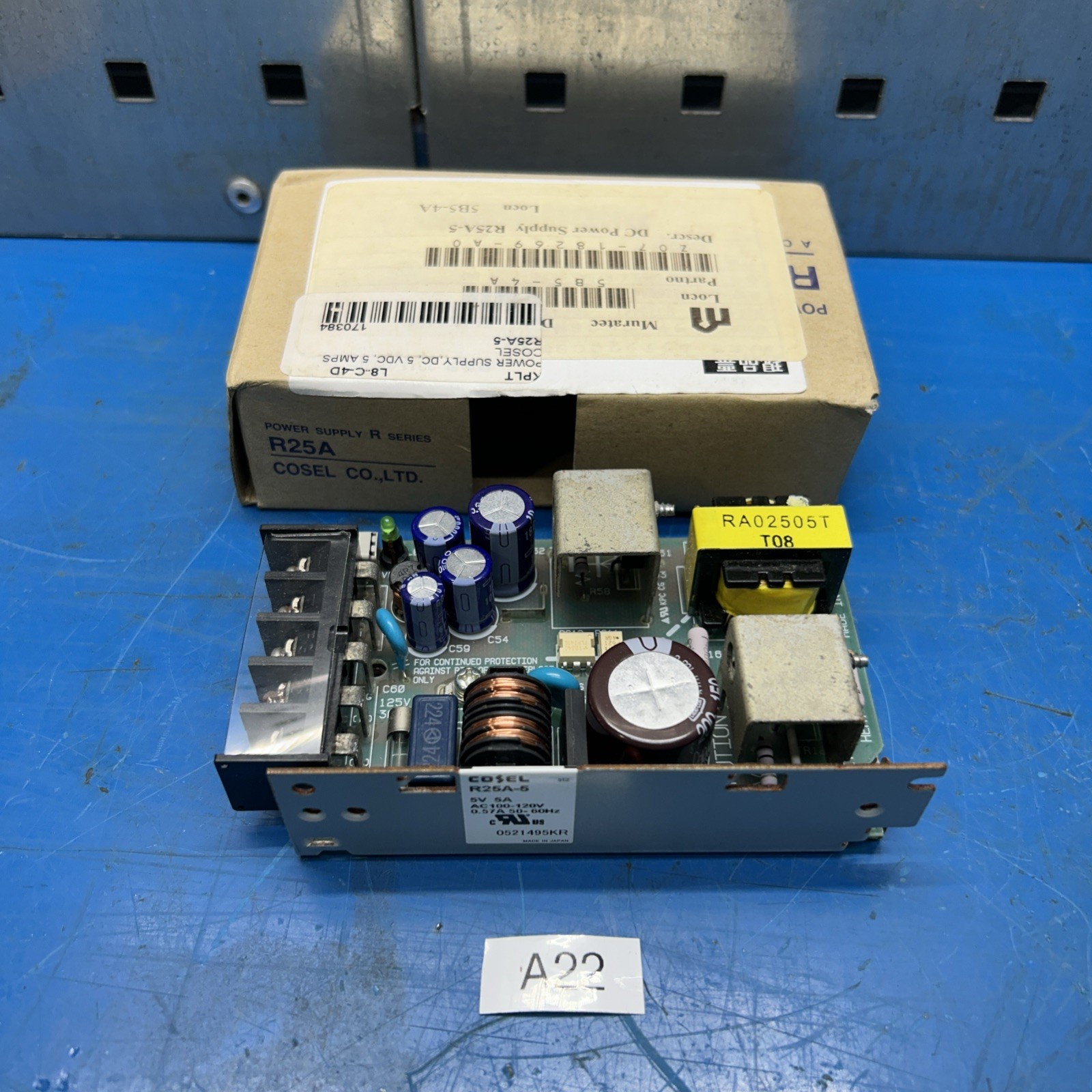 R25A-5 Power Supply, Cosel 5A 5V 25W output NIB Fast Shipping! + Warranty