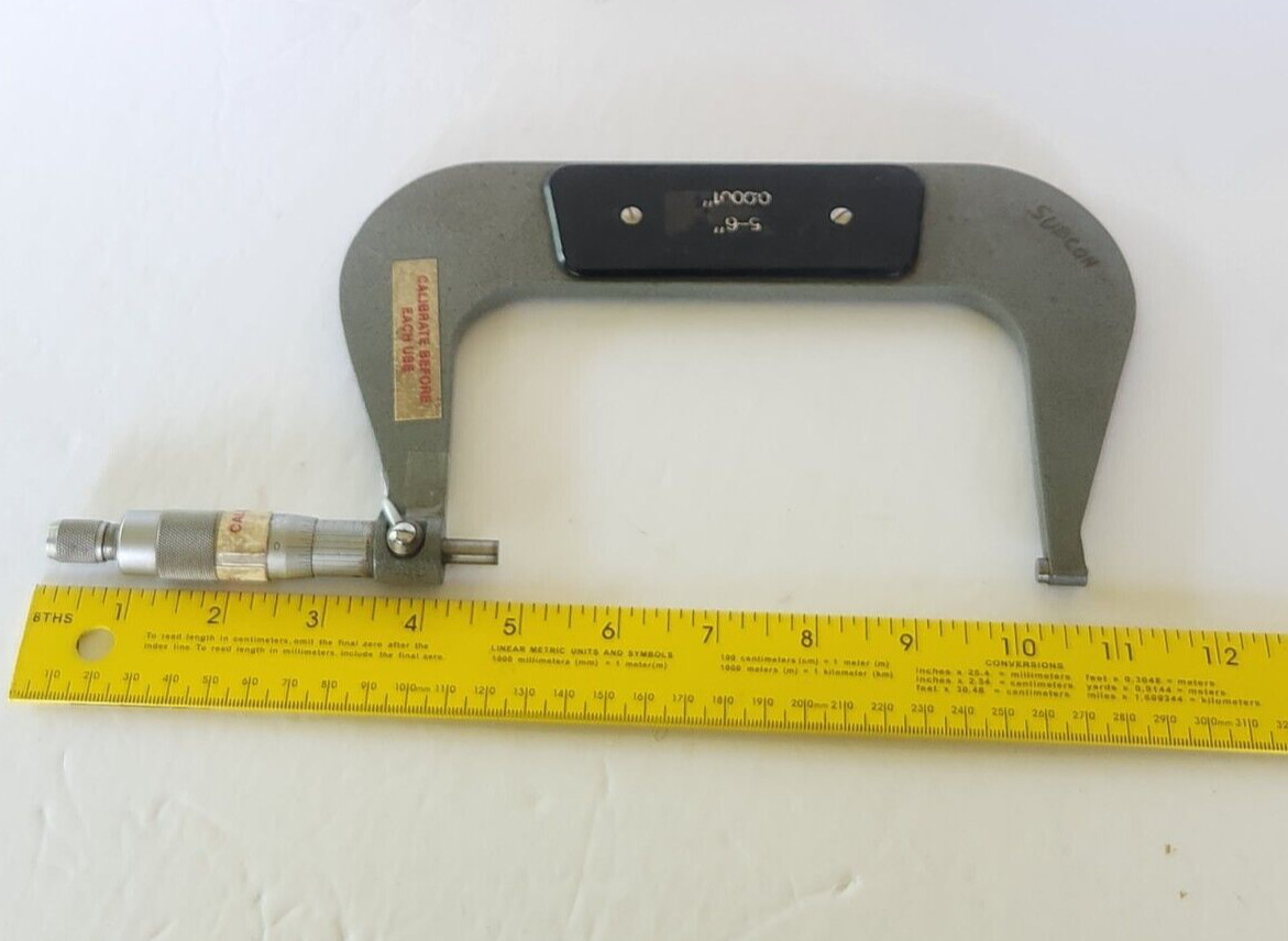 5 - 6 " Outside MICROMETER .0001 "