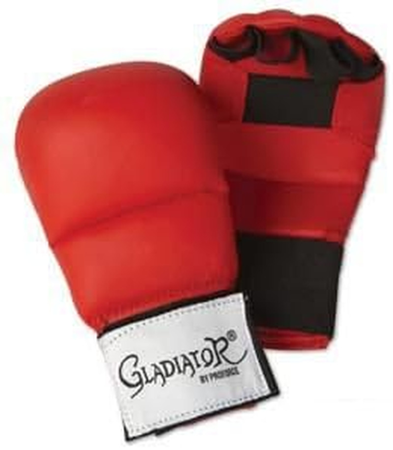 Gladiator Karate Sparring Gloves - Red - Large