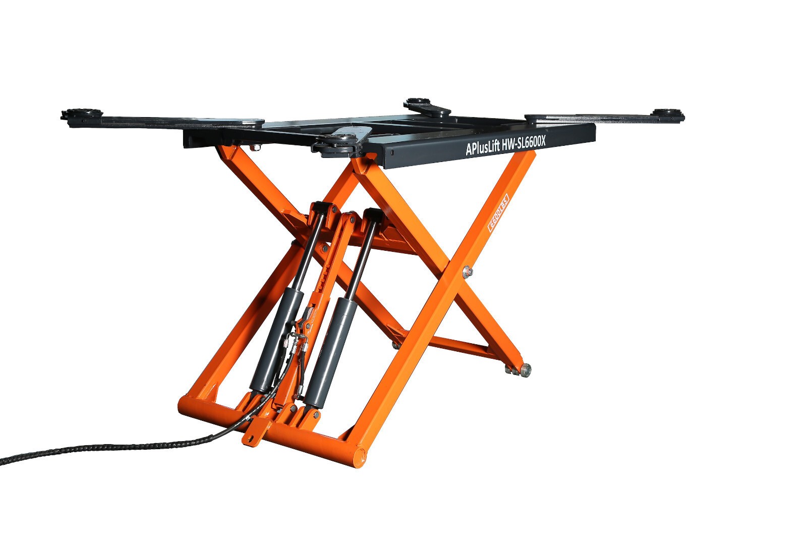 APlusLift 6600LB Portable Mid Rise Scissor Lift 55" Lifting Height (HW-SL6600X)