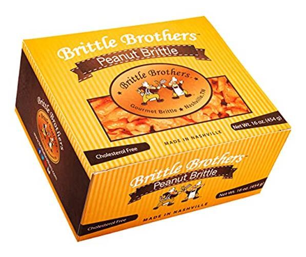 Brittle Brothers Peanut Brittle - 16 oz. Box :  Assorted Flavor Names , Sizes