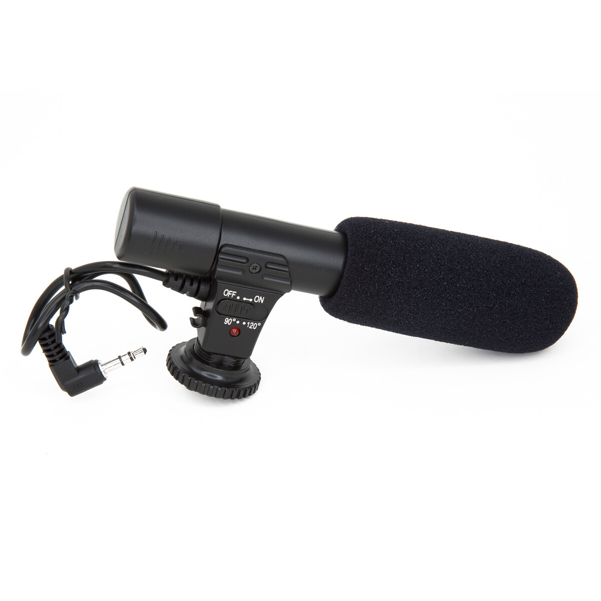 DSLR Camera Microphone Video Mic 3.5mm & Windshield Foam Cover for Nikon/Canon