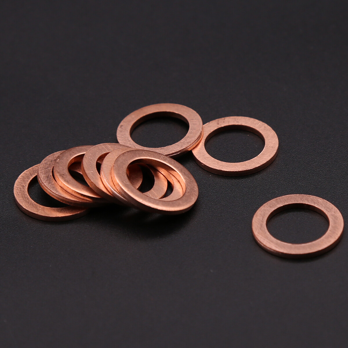 Flat Washers Red Copper Sealing Gasket Ring Washers M12 M14 M16 M20 M22 M24 M26