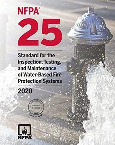 NFPA 25, Standard for the Inspection,  and Maintenance 2020 PB USA ST.. FREESHIP