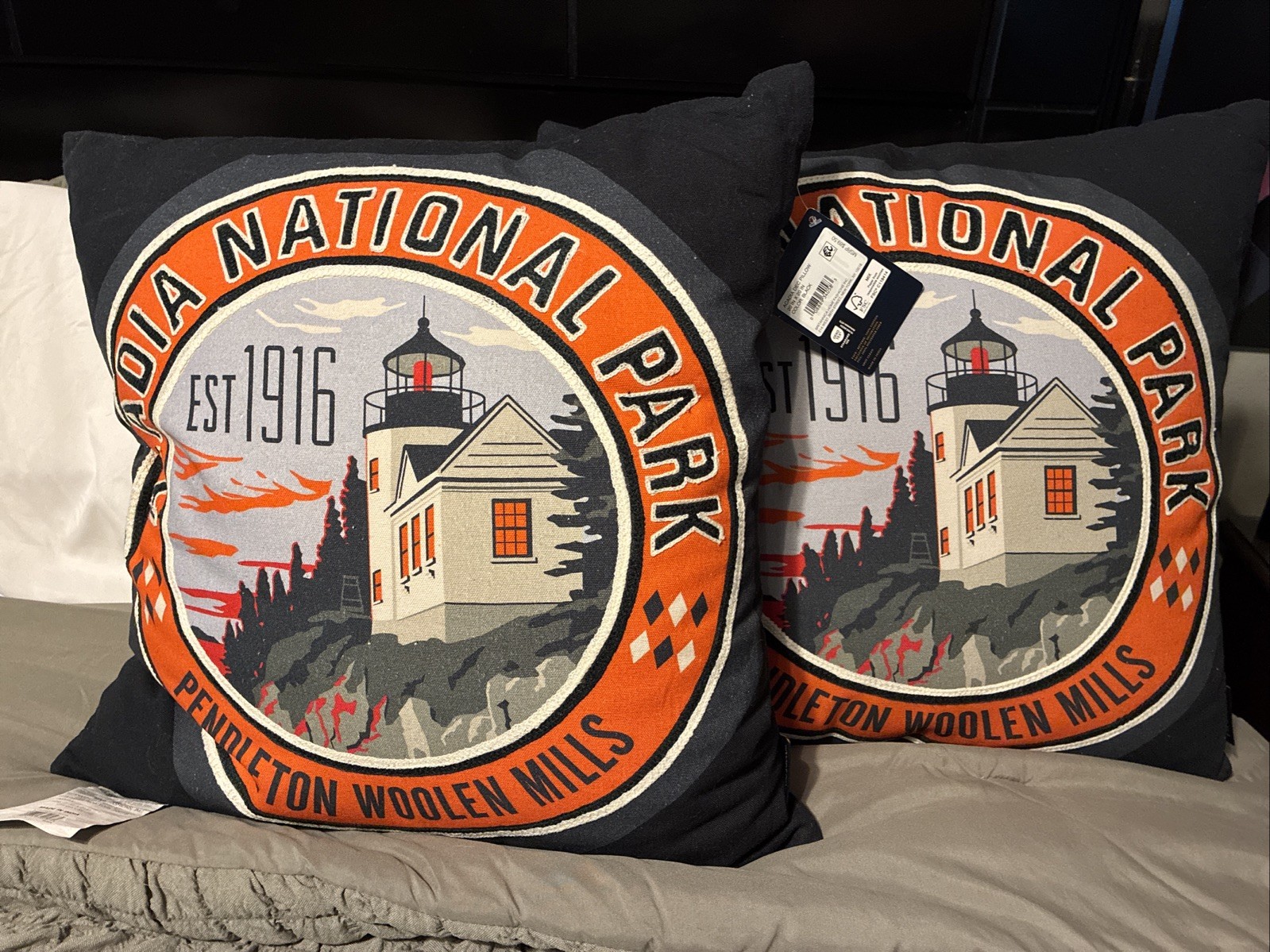 pendleton Acadia National Park Decorative Pillows Lot Of 2