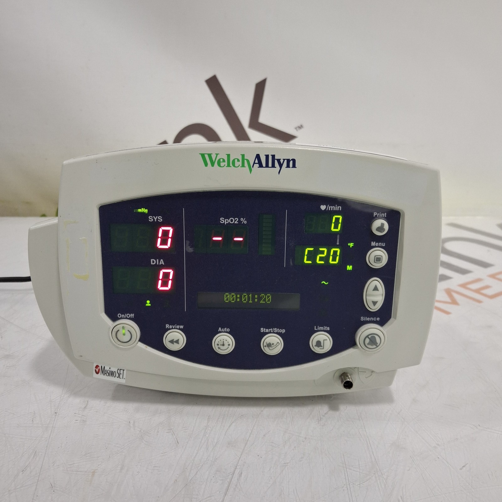 Welch Allyn 300 Series - Masimo SpO2, Temp, Printer Vital Signs Monitor