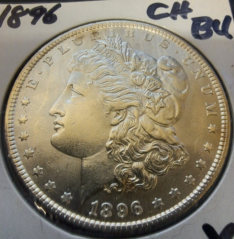 1896-P Morgan Silver Dollar Gemmy BU Bargain Silver SILVER!!!