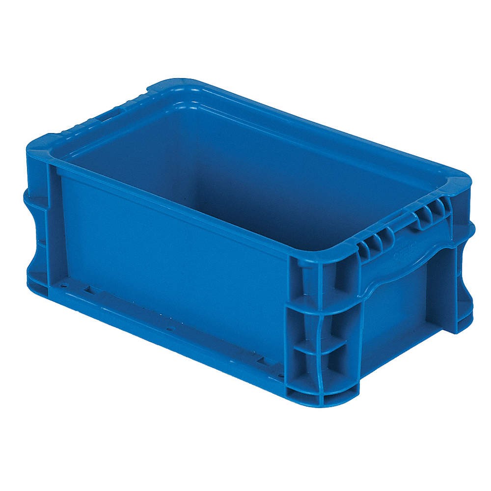 ORBIS NSO1207-5 ROYAL BLUE Straight Wall Container,Blue,Solid,HDPE 49K903