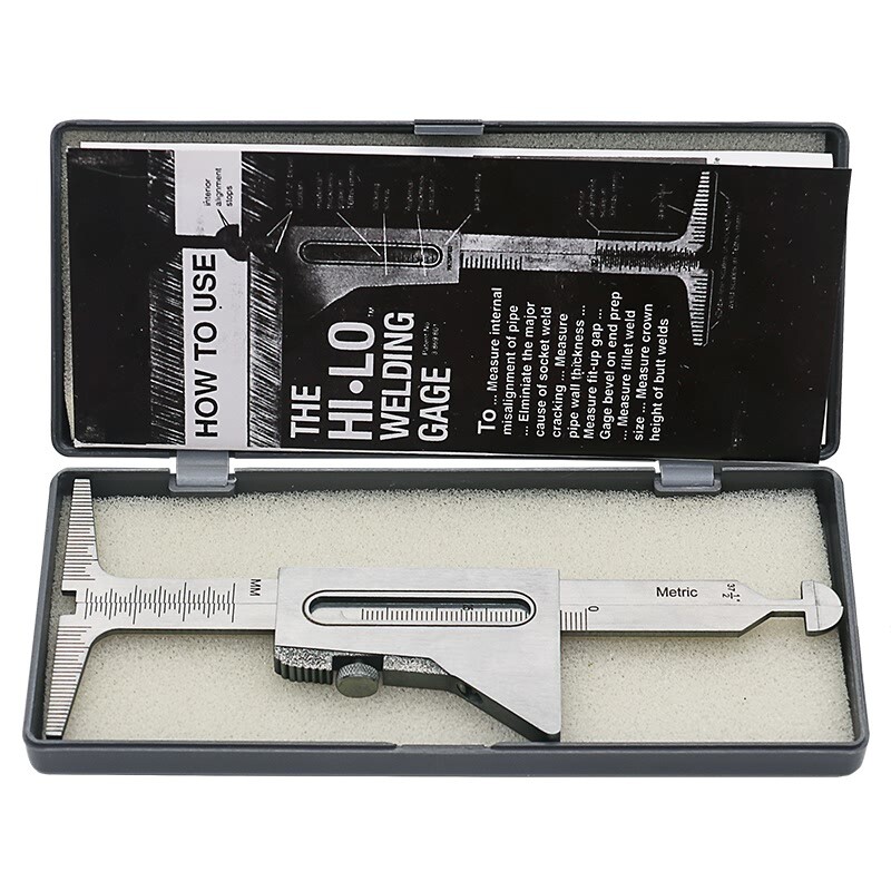 Pipe Gauge weld level inspecion gage Weld width height clearance groove Angle