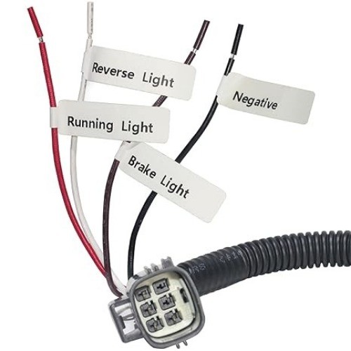 Tail Light Harness Adapter Pigtail Style: for 2007-2018 J-eep Wrangler JK JKU