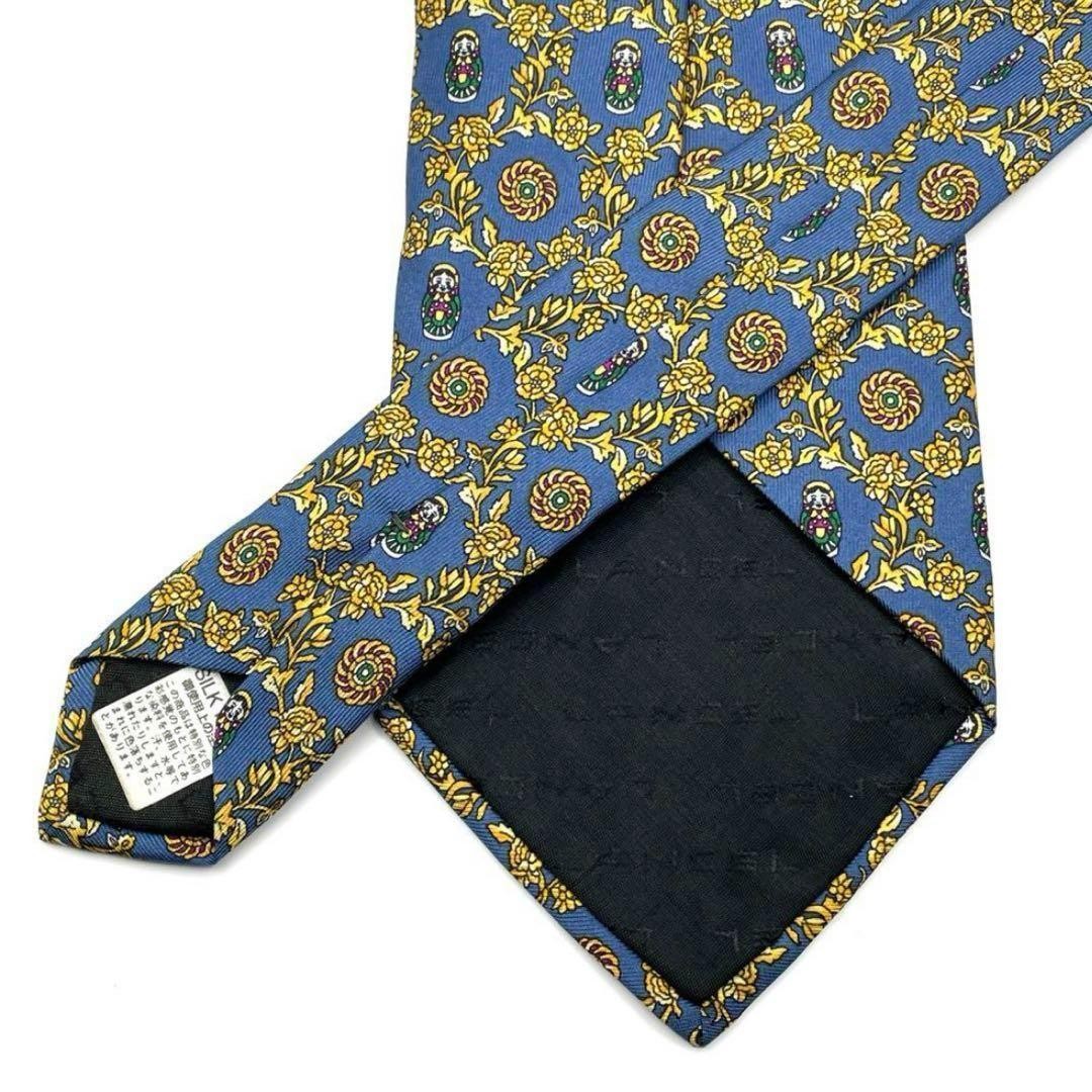 LANCEL All pattern floral doll blue yellow