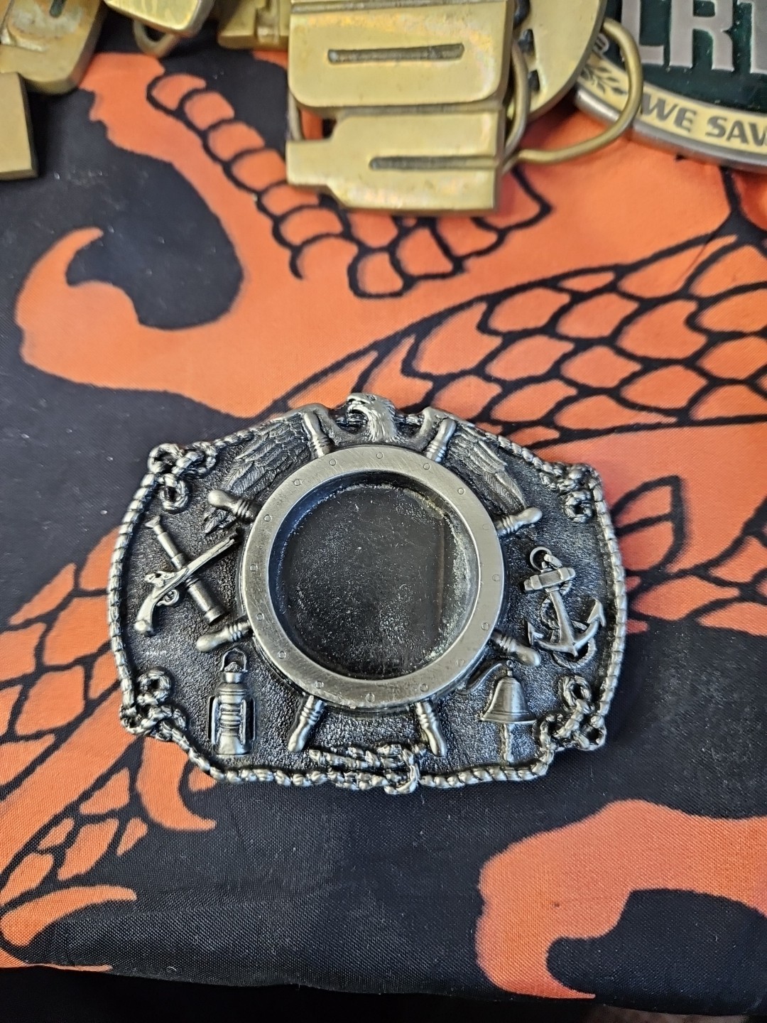 porthole ship Belt Buckle nautical marine boating ship sail Tanside LTD