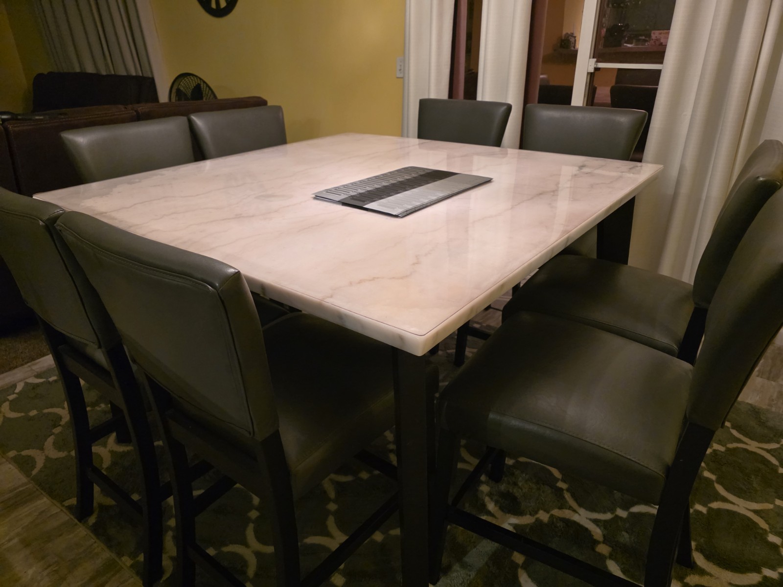 Grey Dining Table Dir Sale With 8 Chairs