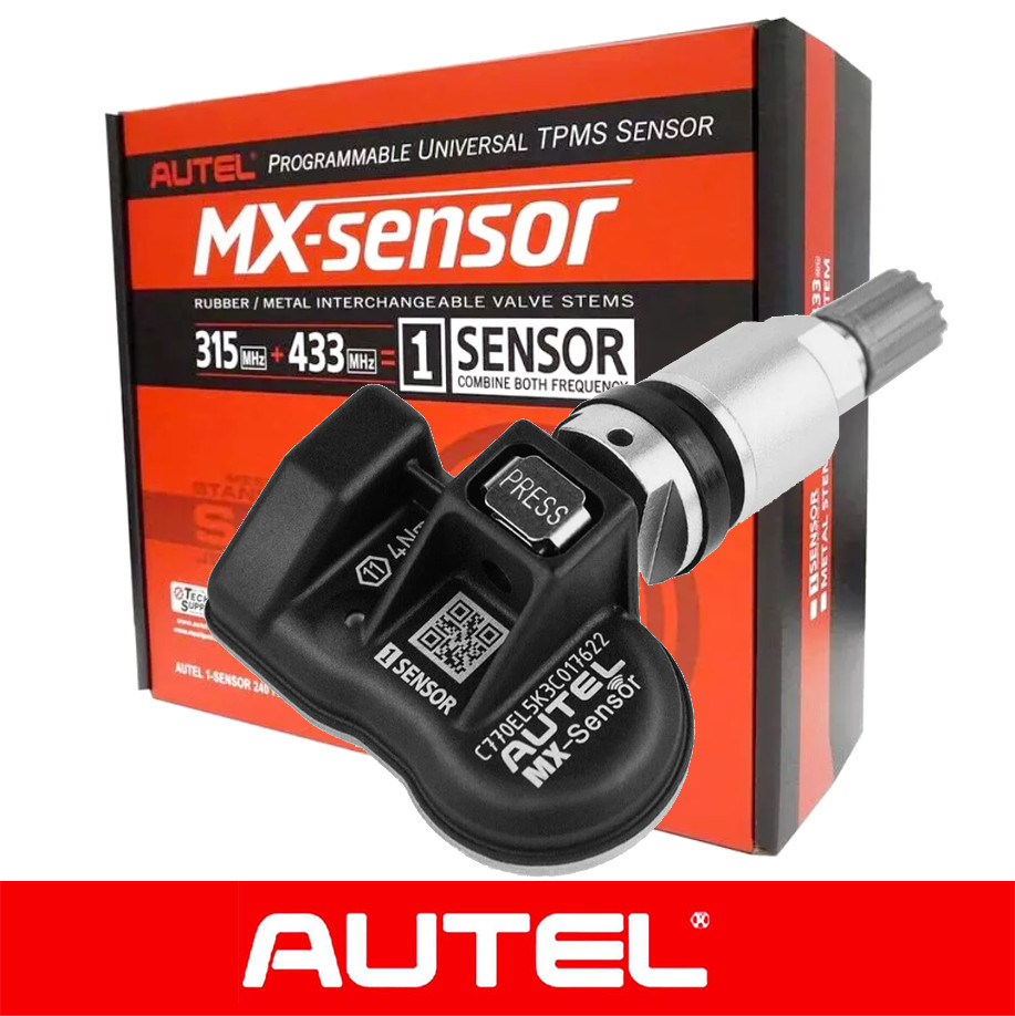 Autel Metal TPMS Sensor Universal MX-Sensor 315MHz 433MHz Programmable Sensor