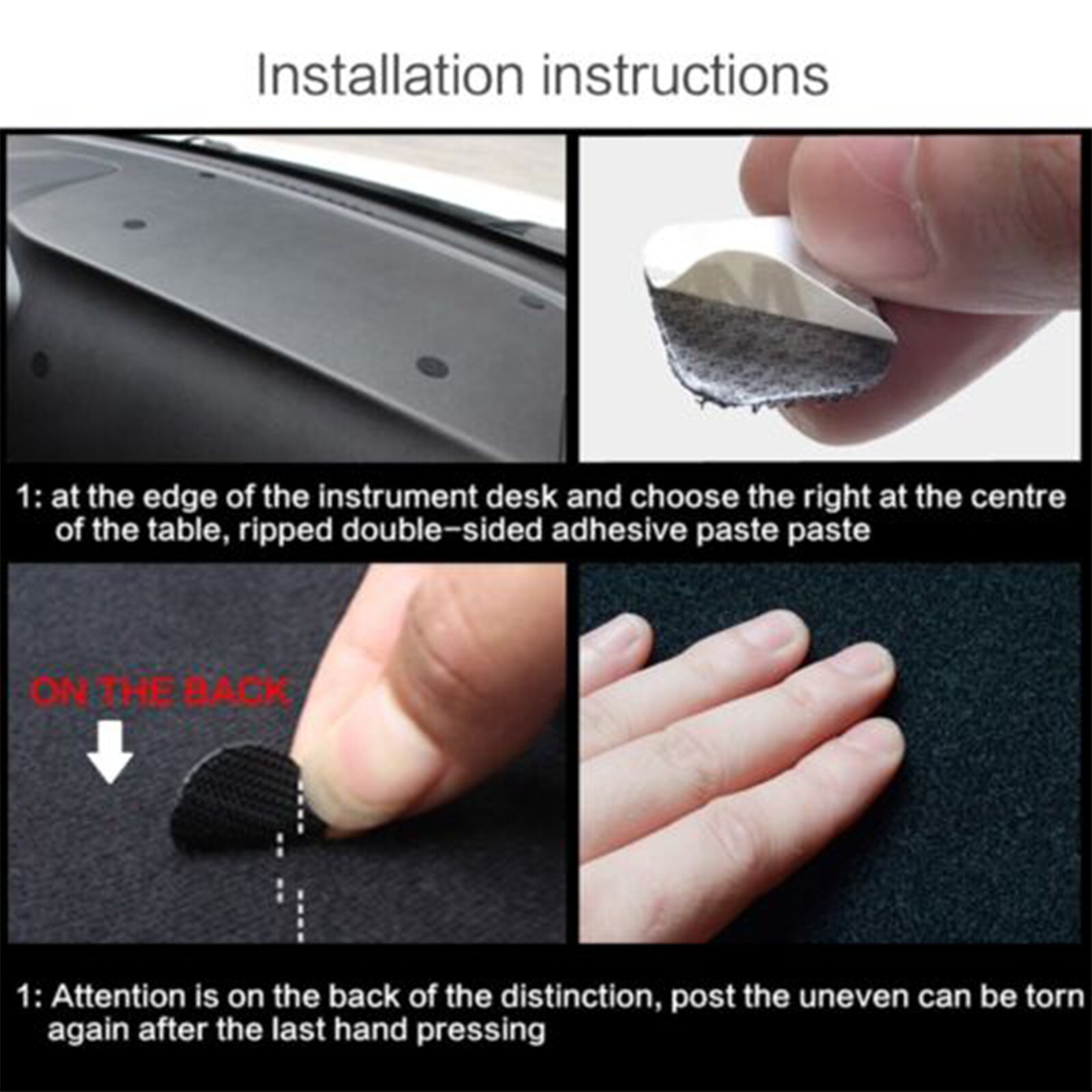 for Mazda MX-5 NC 2006-2014 MX5 Dashboard Pad Dash Mat Dashmat Polyester RED
