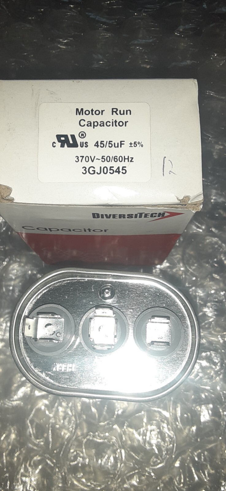 Diversitech - Motor Run Capacitor 3GJ0545 5/45 45/5 STOCK UP 370 volt