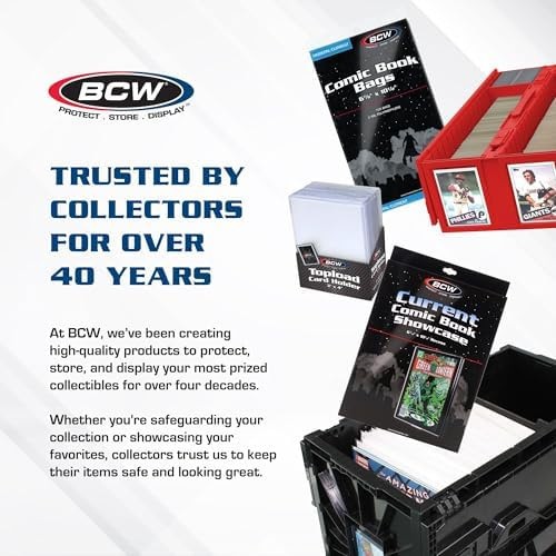 BCW Current Comic Book Backing Boards - 200 Pack | 24 pt., Coated, Buffered w...