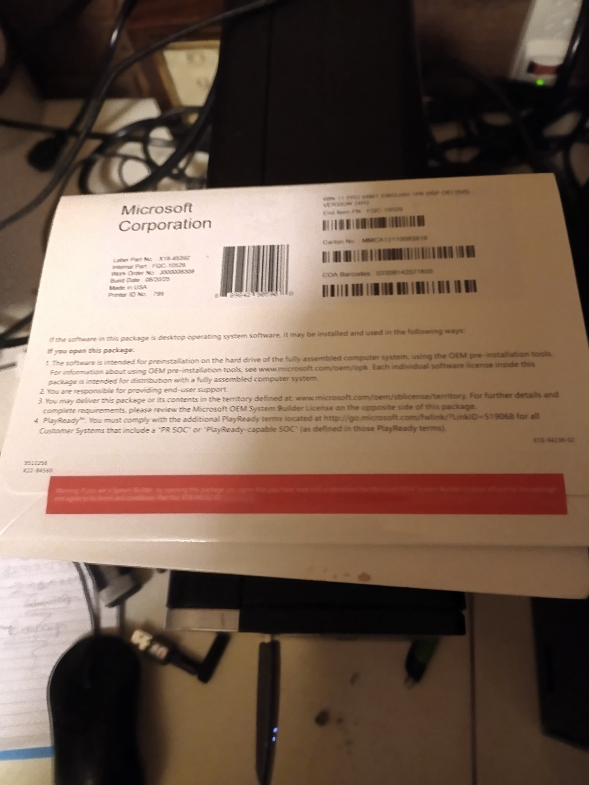 windows 11 pro desktop Unopened