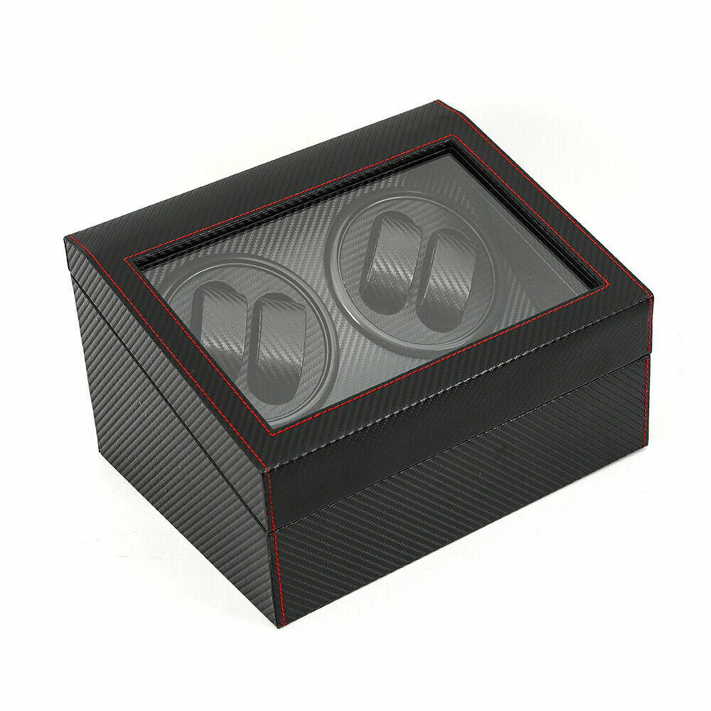 4+6 Automatic Rotation Watch Winder Box Storage Case Self Winding Display Box