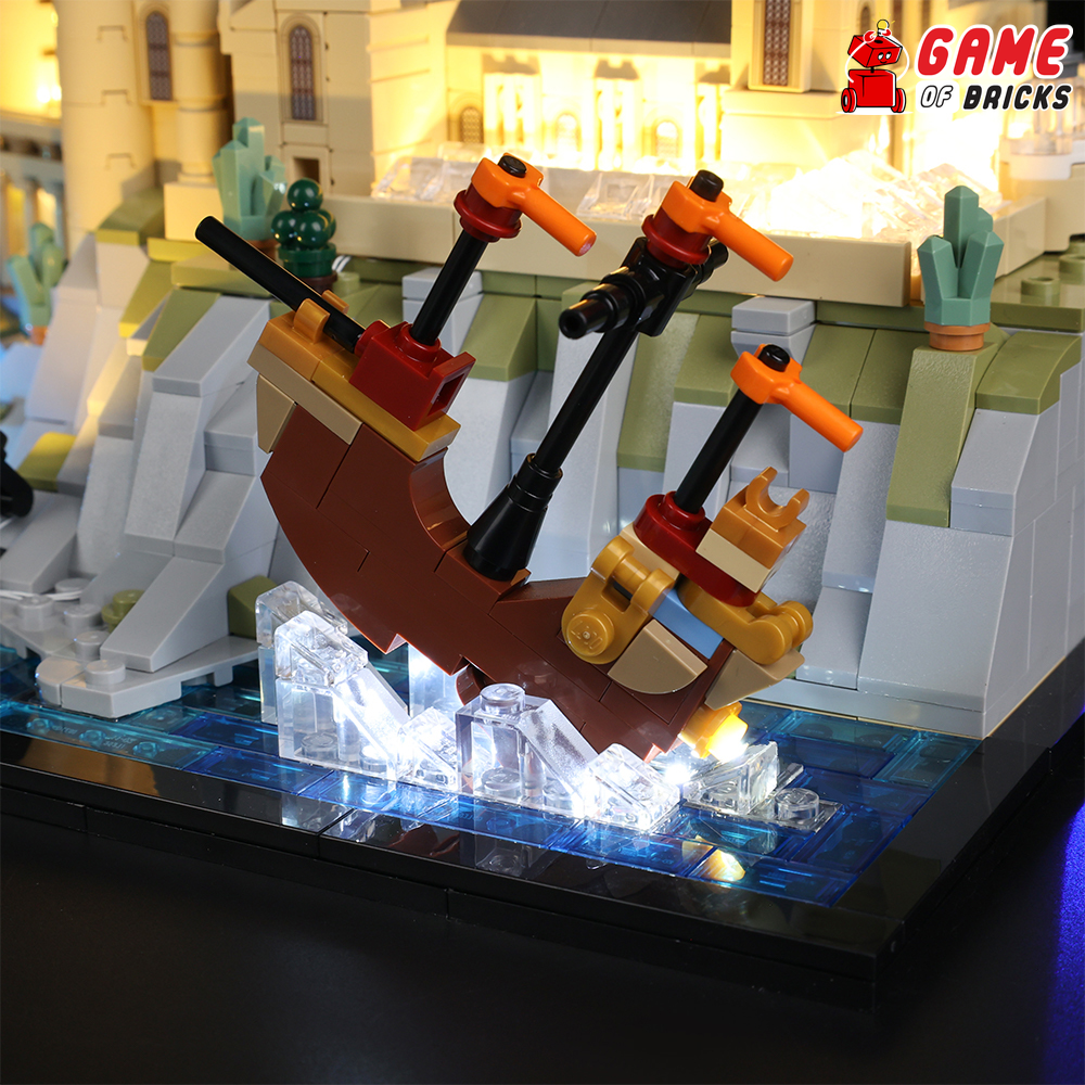 Light Kit for Hogwarts Castle and Grounds Compatible with LEGO® 76419 (Classic)