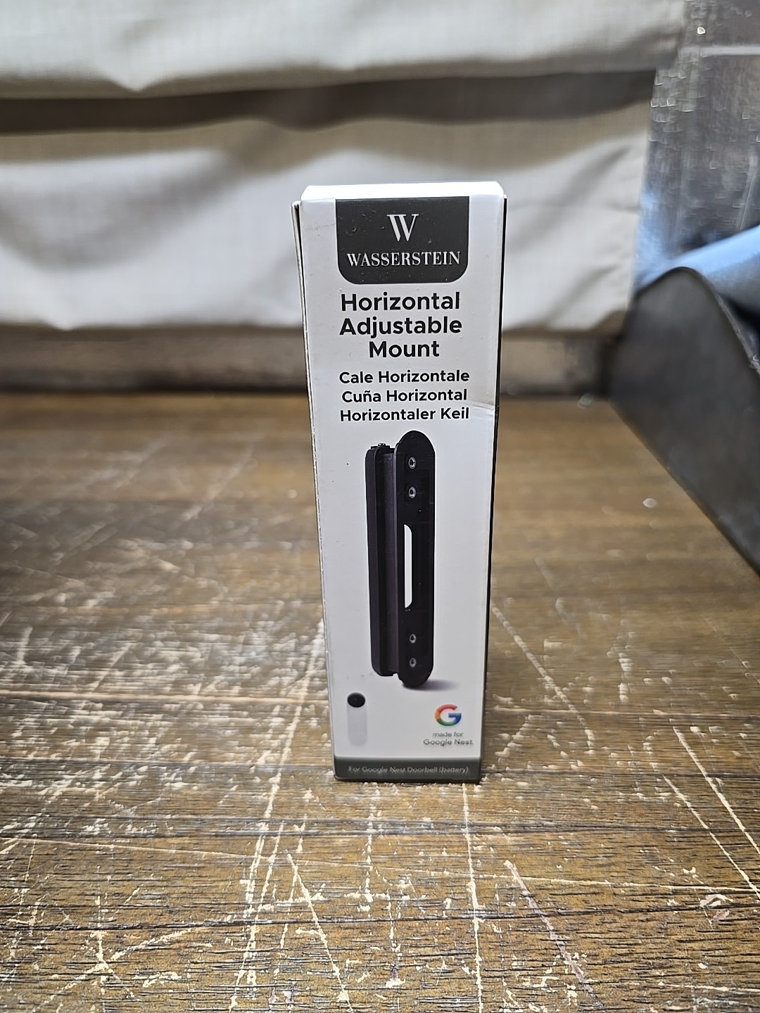 Wasserstein Horizonal Adjustable Mount For Google Nest Doorbell (Battery)