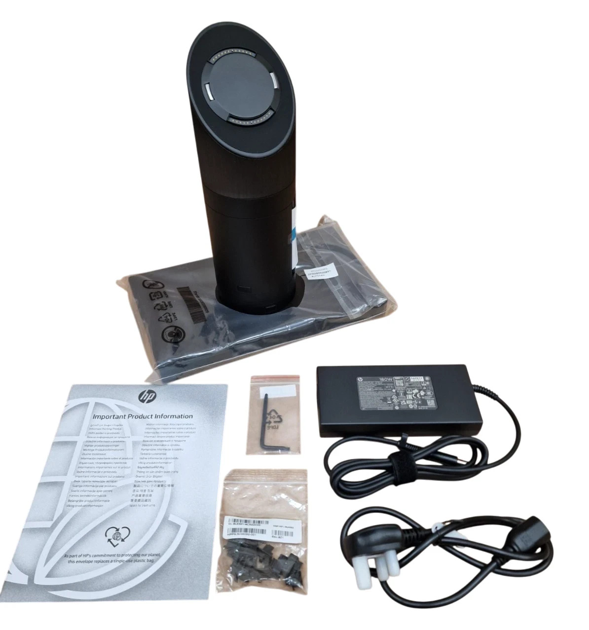NEW HP Engage One AiO System Rotate/Tilt Stand  with Integrated Column Printer