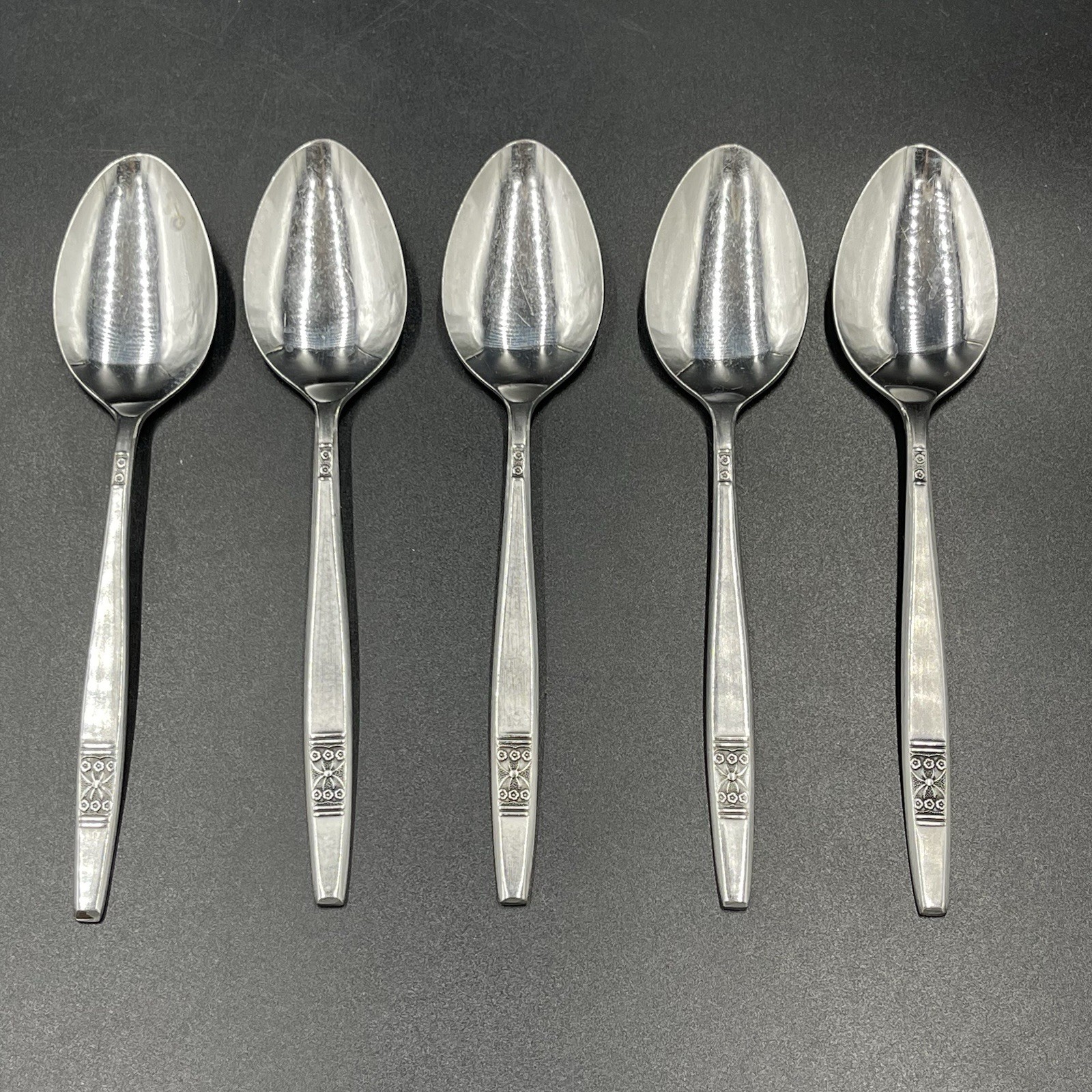 Vintage MADERIA Stainless Flatware 5 Teaspoons MCM Japan Multiple Available