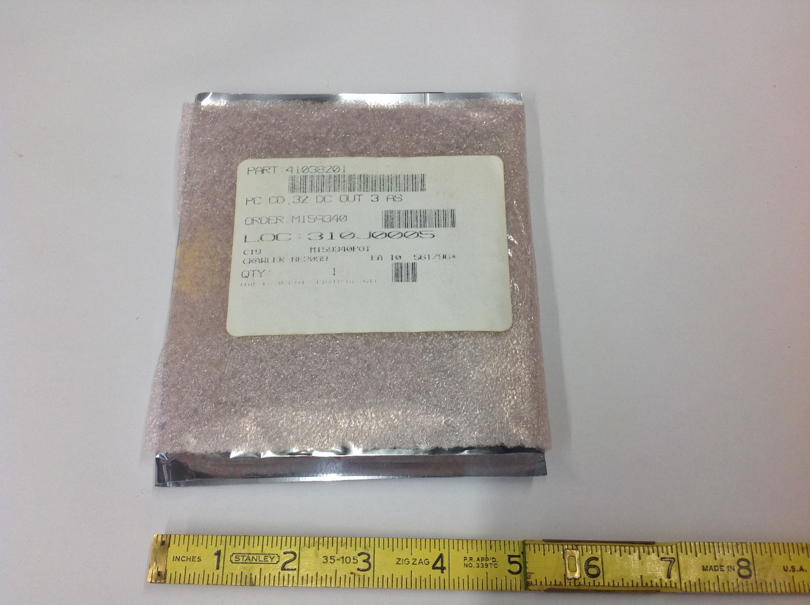 UIC 41038201 PCB 32V DC Out 3 AS. Sealed Bag, Insertion Machine Repair Part.