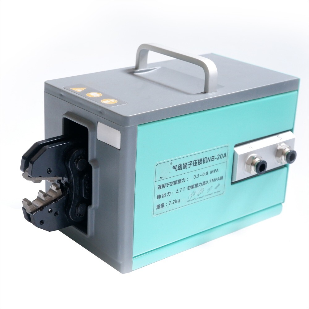 2.7T Pneumatic Crimping Pliers NB-20A Cold Press Terminal Crimping Machine New