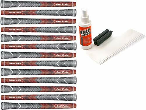 Golf Pride MCC Plus4 Grip Kit with Tape, Solvent and Vise Clamp (13-Piece), S...