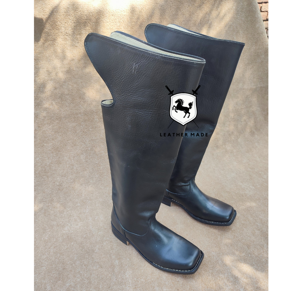 Dragoon Cavalry Boots Civil War Handmade SIZE 5 - 15 Handmade Boots