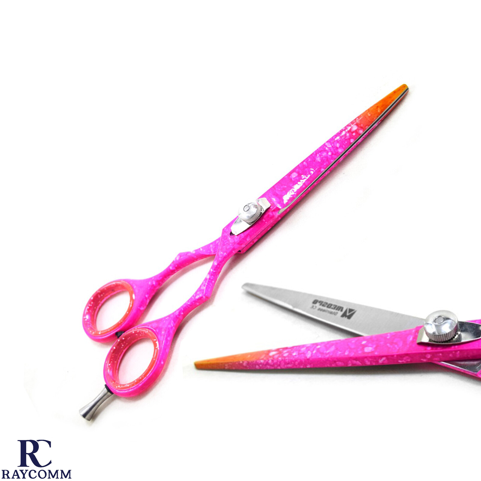 Barber Salon Hair Cutting Hairdressing Left Hand Shears Pink 6.5 Inch Scissor