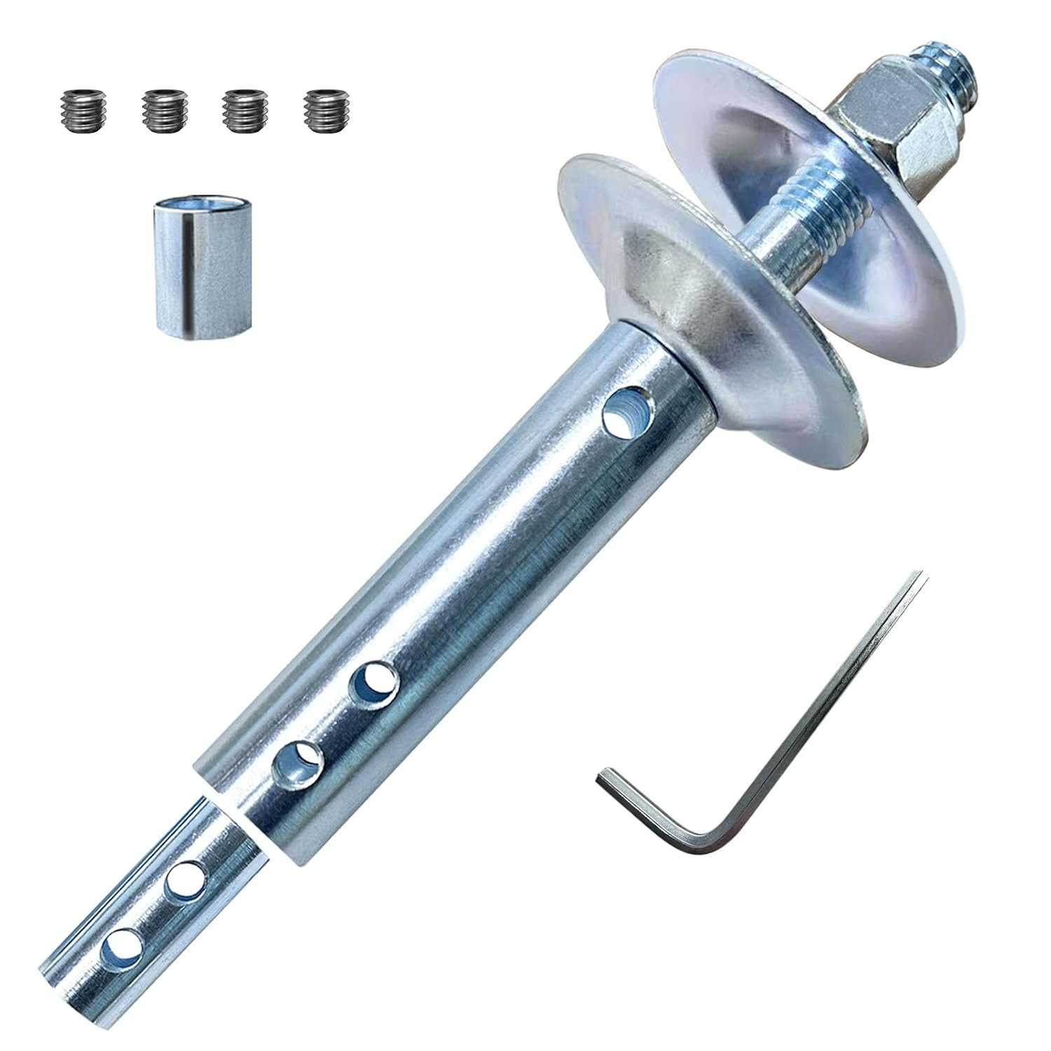 Bench Grinder Motor Shaft Extension for Polishing 1/2 and 5/8 Motor Thr